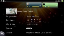 Metal Gear Solid 2 HD Edition Collection trophees 24.07 (2)