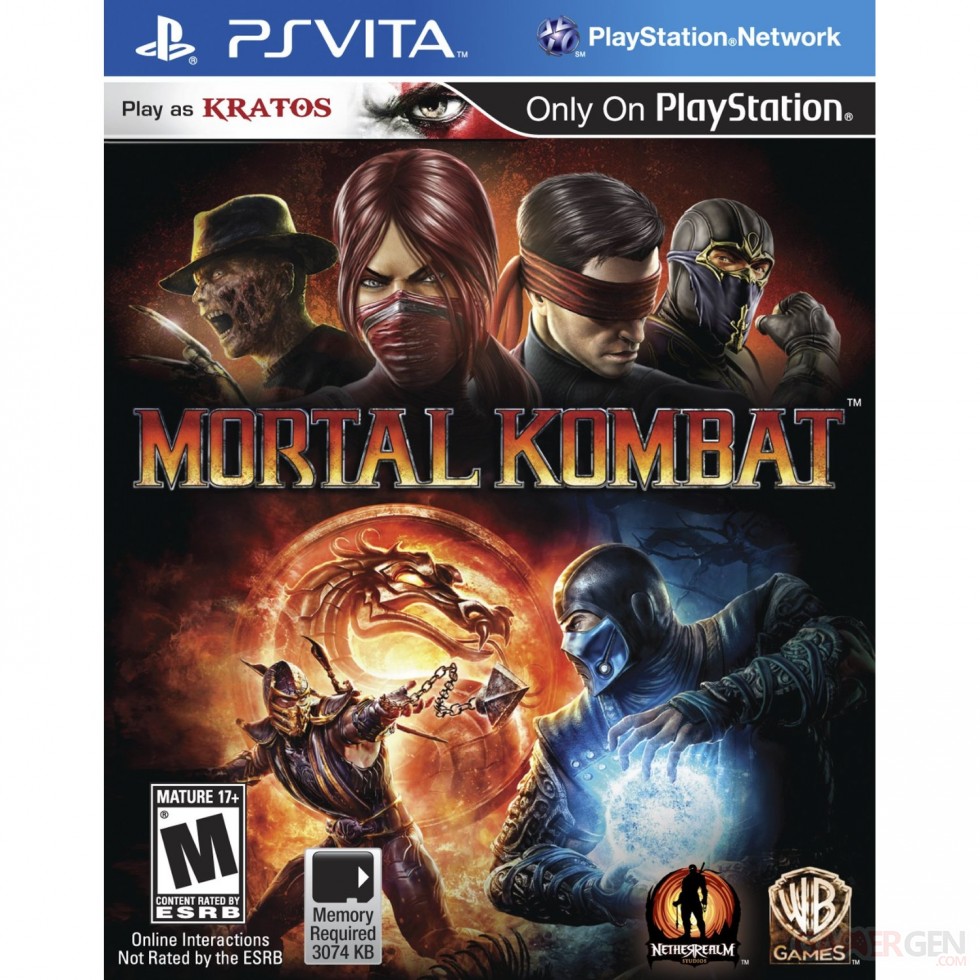 Mortal Kombat Vita cover boxart jaquette americaine