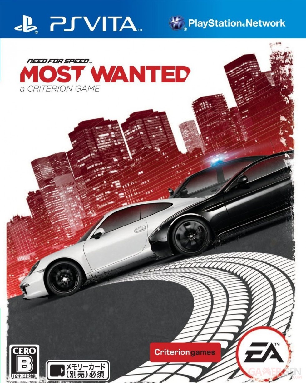 Need for speed most wanted jap jaquette cover 31.10.2012.
