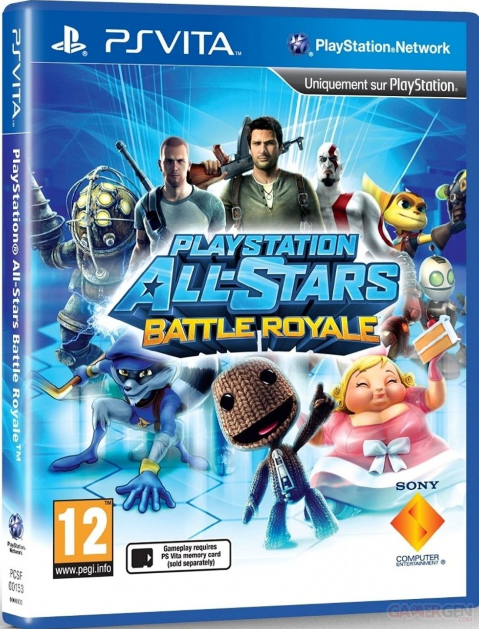 PlayStaion All Stars Battle Royale jaquette cover 31.10.2012