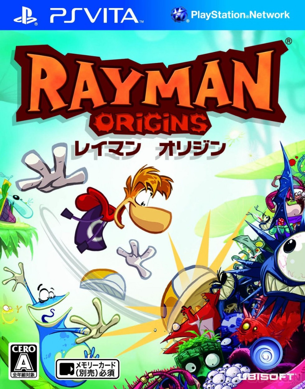 Rayman Origins japan covers