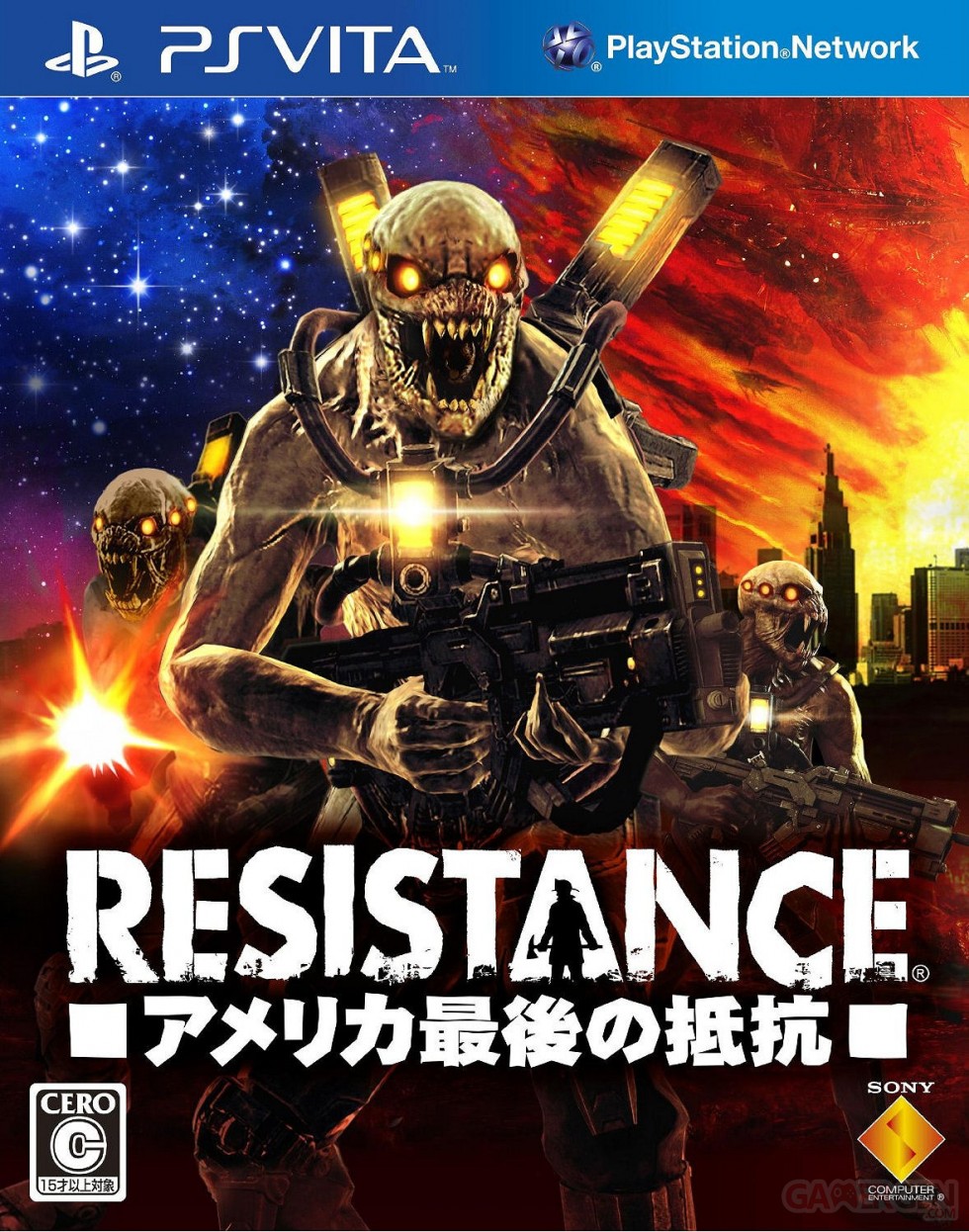Resistance Burning Skies cover jaquette 08.05
